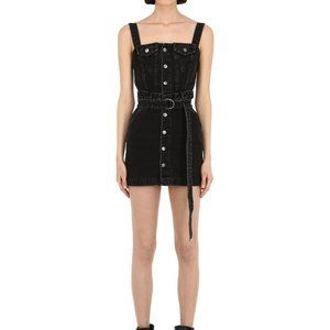 Ksubi black denim dress